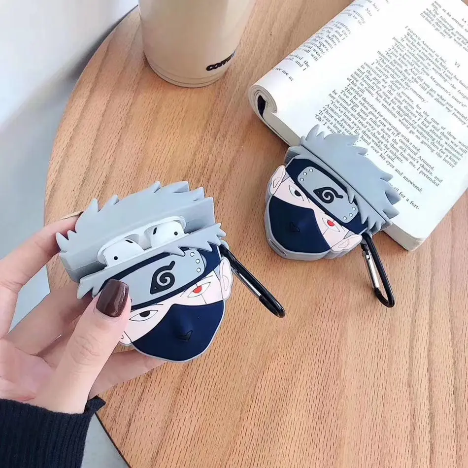 3D чехол для наушников для Airpods, чехол, силиконовый чехол с милым медведем для Apple Air pods 2, чехол для Earpods, чехол, ремешок для наушников 1