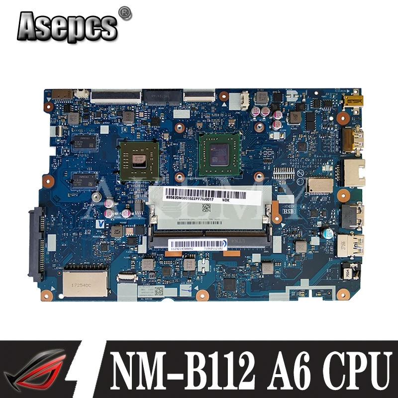 Новая материнская плата 80TR для ноутбука For Lenovo 110-15 AST Процессор: A6-9200 DDR4 GPU: AMD 2GB FRU