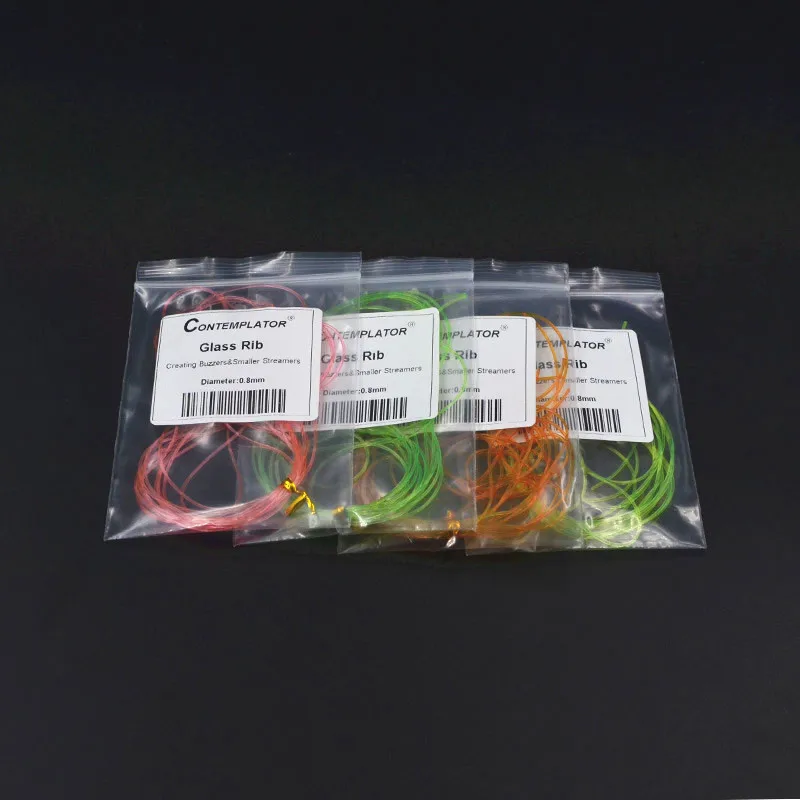 1.0mm/0.8mm 3meters Fly Tying Nymph Glass Rib Flies Body Material 8colors Round Magic V-rib Wrapping Bigger Buzzers | Спорт и