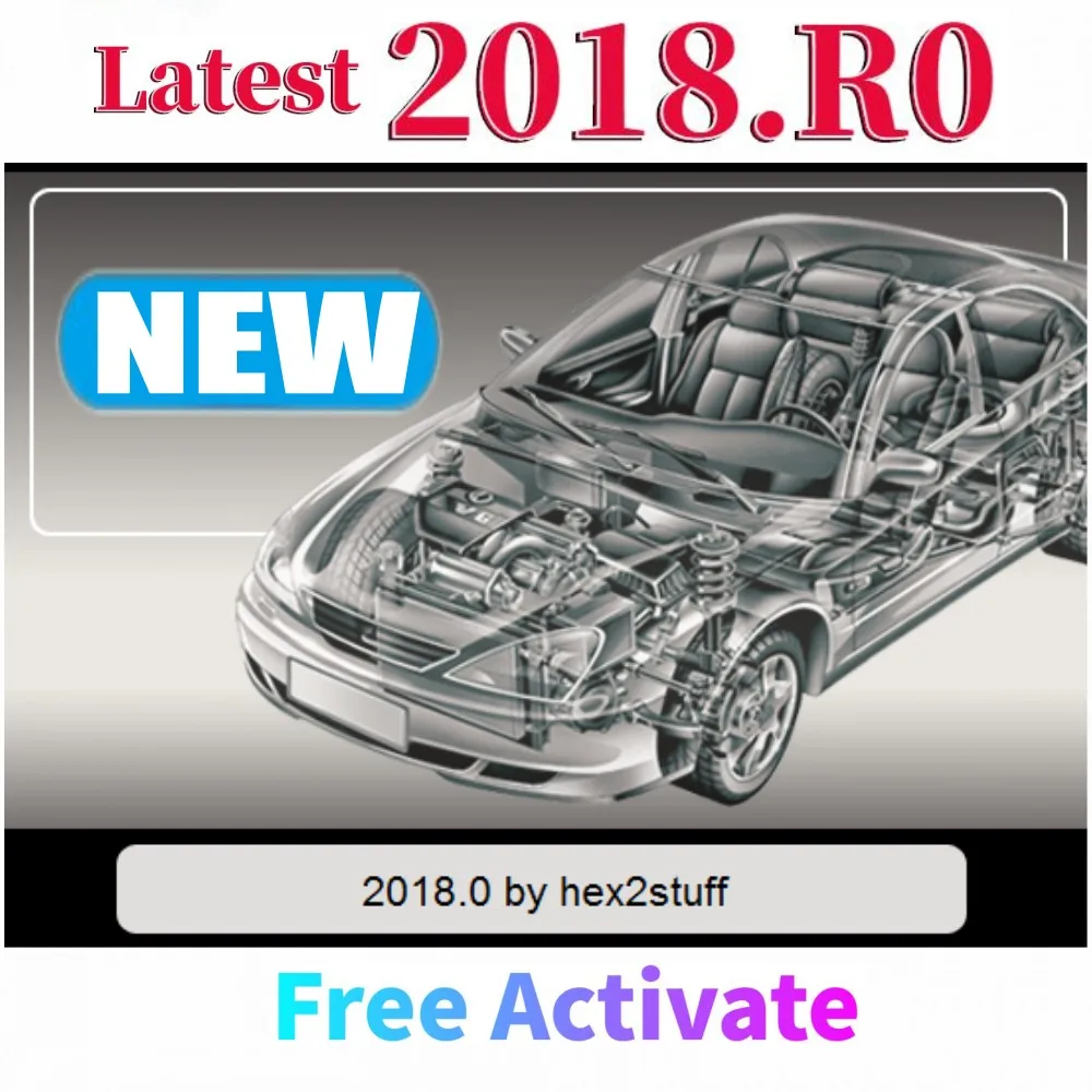 Новое программное обеспечение wow cdp vd ds150e V5.00.12 /2018.R0 Многоязычное + генератор