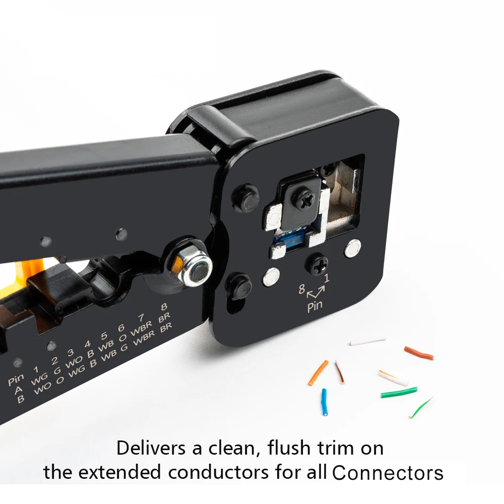 

RJ45 Crimping Tool Hand Network Tool Kit for Cat6 Cat5 Cat5e Rj45 Rj11 Connector 8P 6P lan Cable Wires Pliers