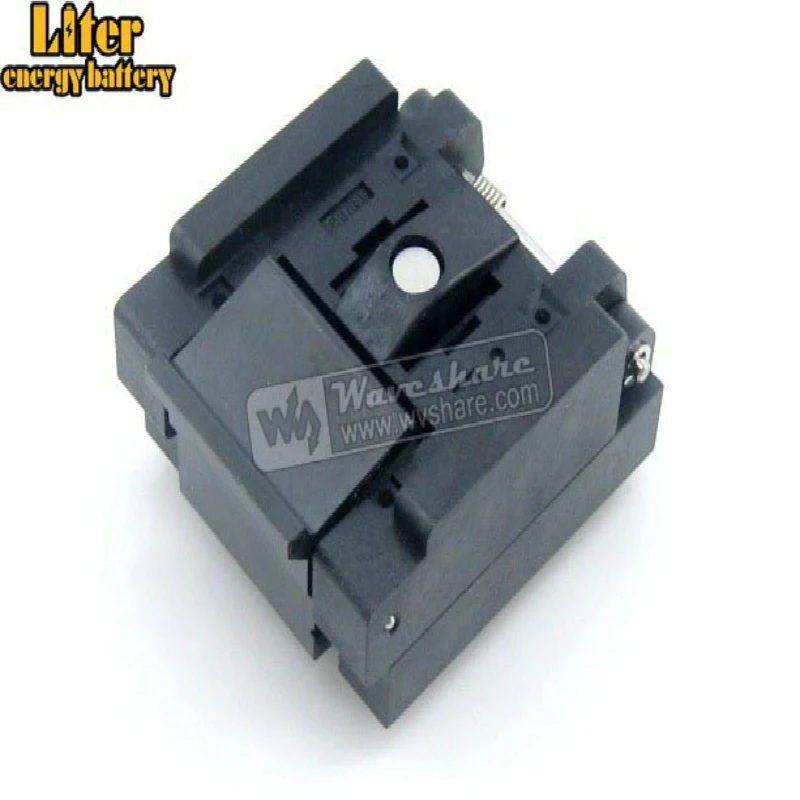 QFN48 MLP48 MLF48 QFN 48(52)BT 0.4 01 Enplas 6x6 мм 0 4 Шаг IC тестовый сгорающий разъем с заземляющим