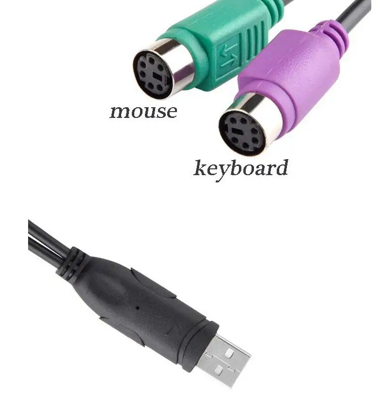 USB-адаптер для PS2 кабель сканирования на USB клавиатуры мыши | Компьютеры и офис