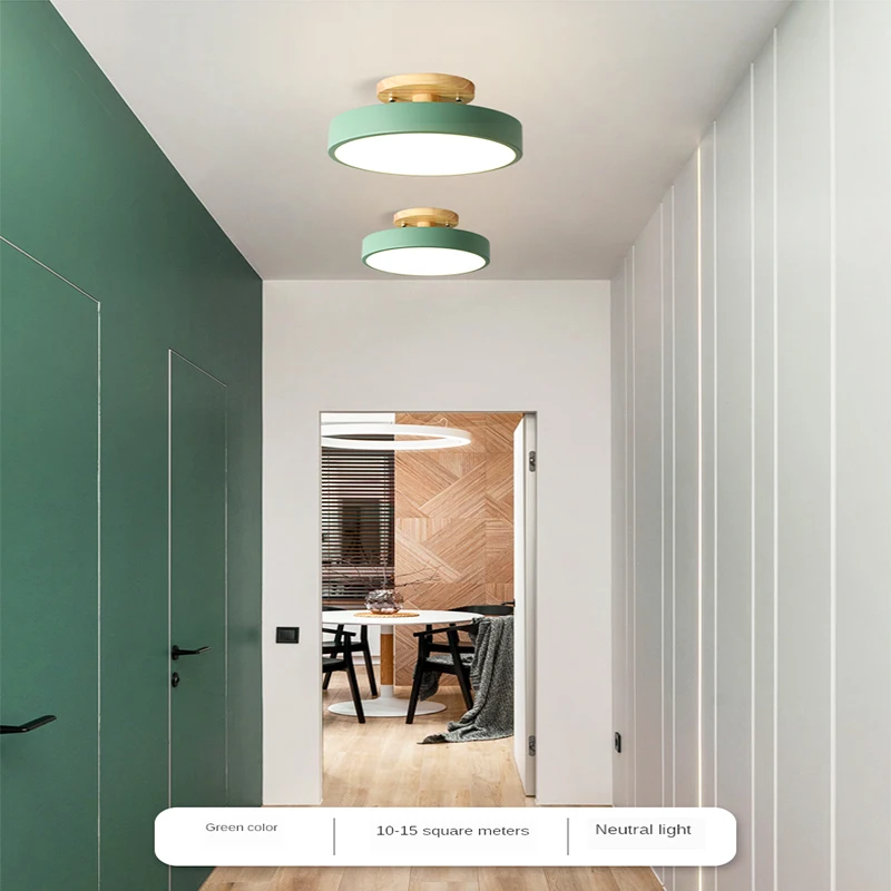 Lámpara LED de techo para dormitorio, candelabro de iluminación para restaurante, pasillo de la lámpara del techo, iluminación moderna