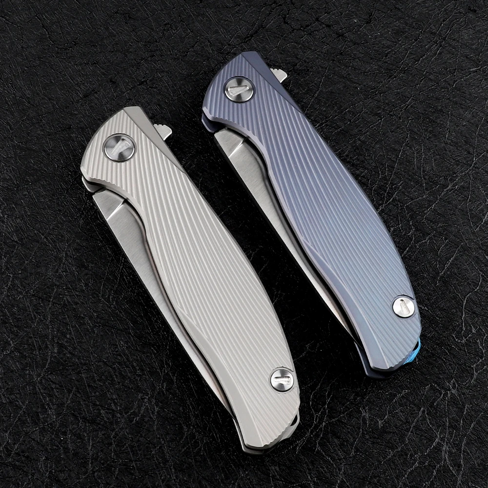 Шарикоподшипник Nine thorn F95 TC4 с титановой ручкой лезвие D2 для кемпинга охоты