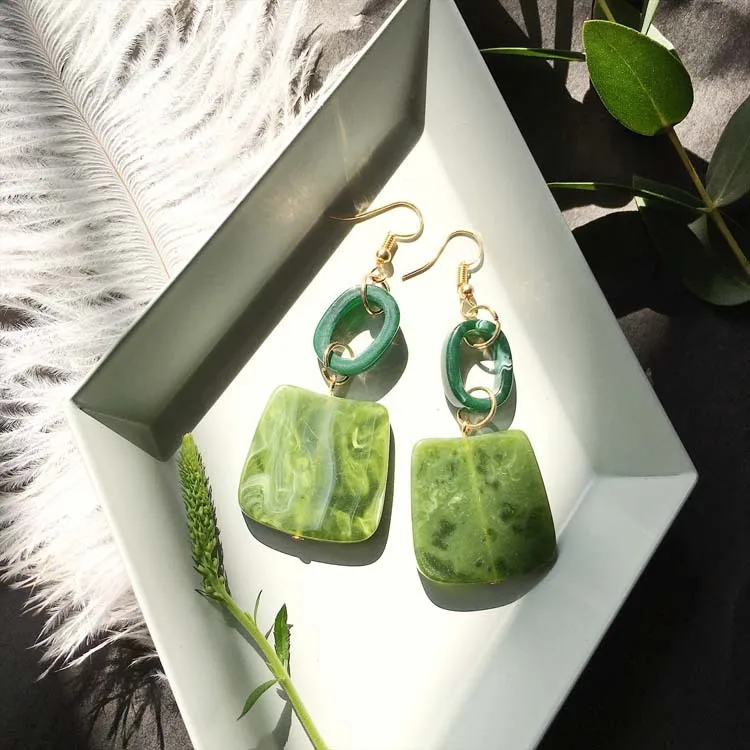 Корейский панк ретро классический элегантный квадратный Овальный длинный