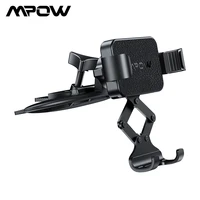 mpow ca135 car phone holder gravity car phone mount auto lock auto release cd slot phone holder for iphone 12 12 pro max galaxy