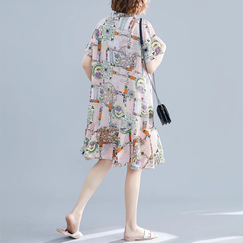 Новинка 2019 года Брендовое летнее платье для беременных с принтом из мультфильма