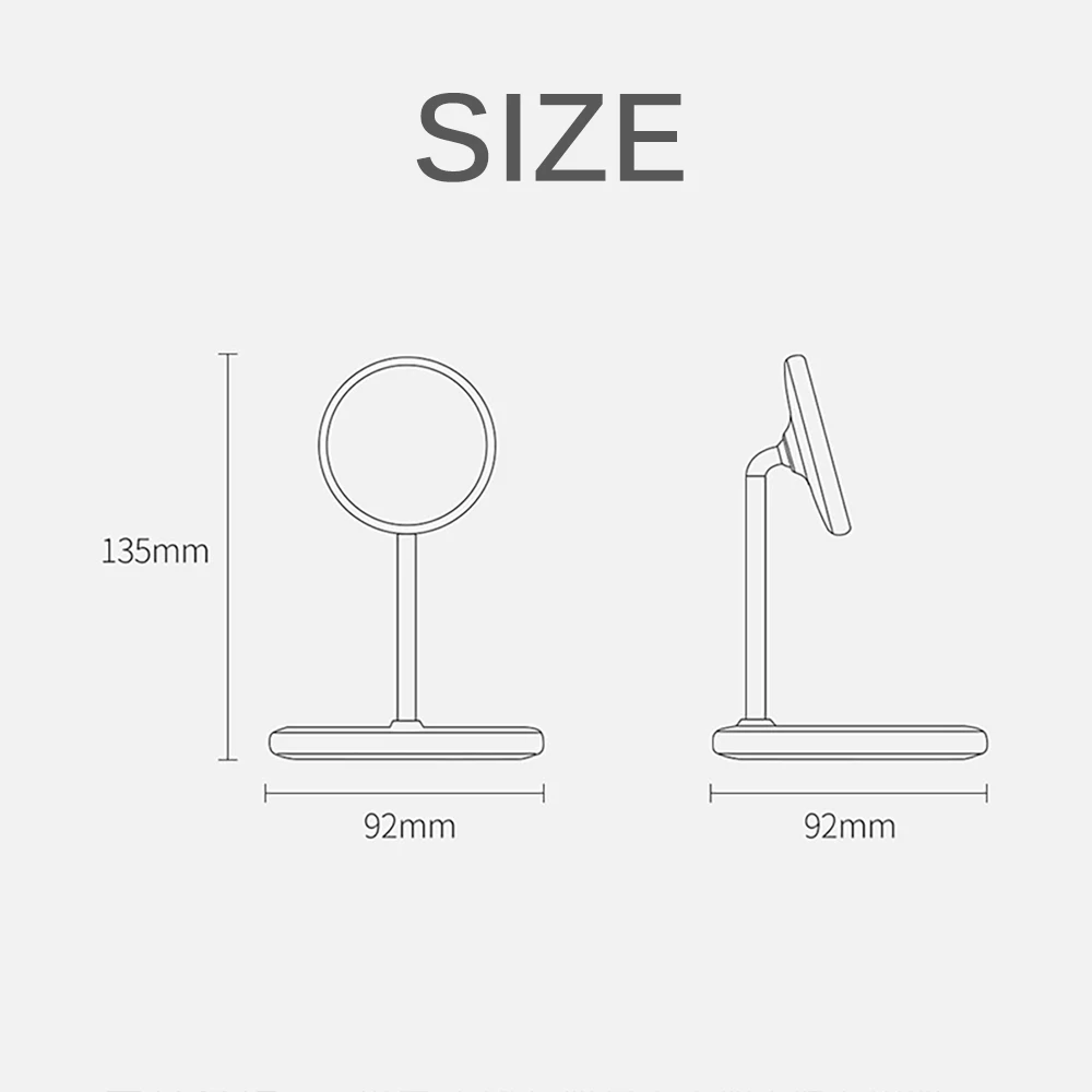 

Magnetic Holder For iPhone 12 Charging Stand 15W Wireless Charger For iPhone 12 mini 12 Pro Max Phone Holder Wireless Charger