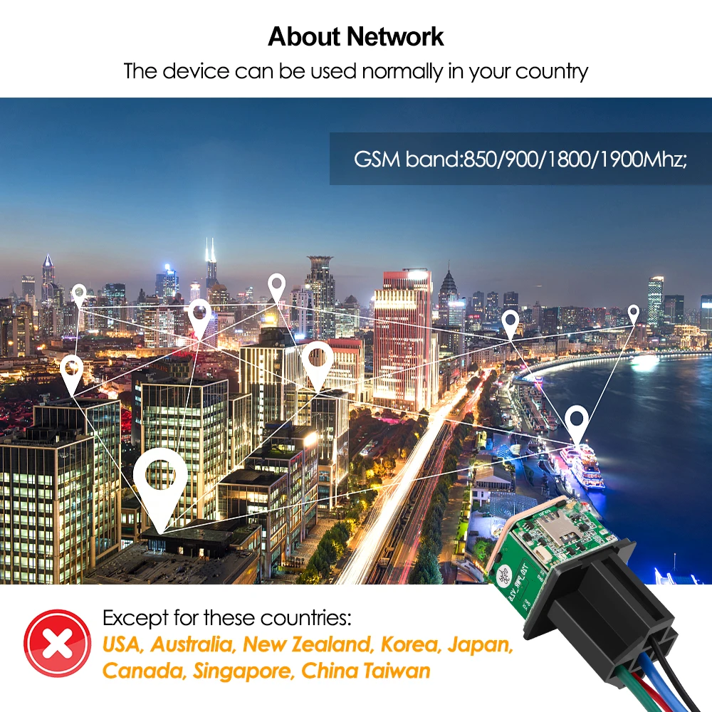 Автомобильный GPS-трекер GSM реле с дистанционным управлением системой отключения