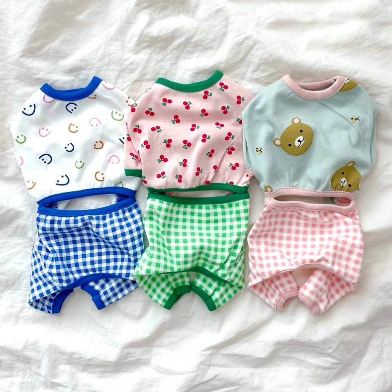 

Summer Thin Pet Teddy Cat VIP Bichon Hiromi Schnauzer Dog Four-legged Siamese Small Dog Clothes