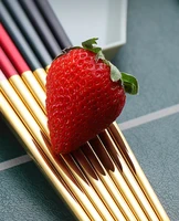 304 stainless household high temperature sterilizable non slip stainless steel chopsticks set kitchen accessories