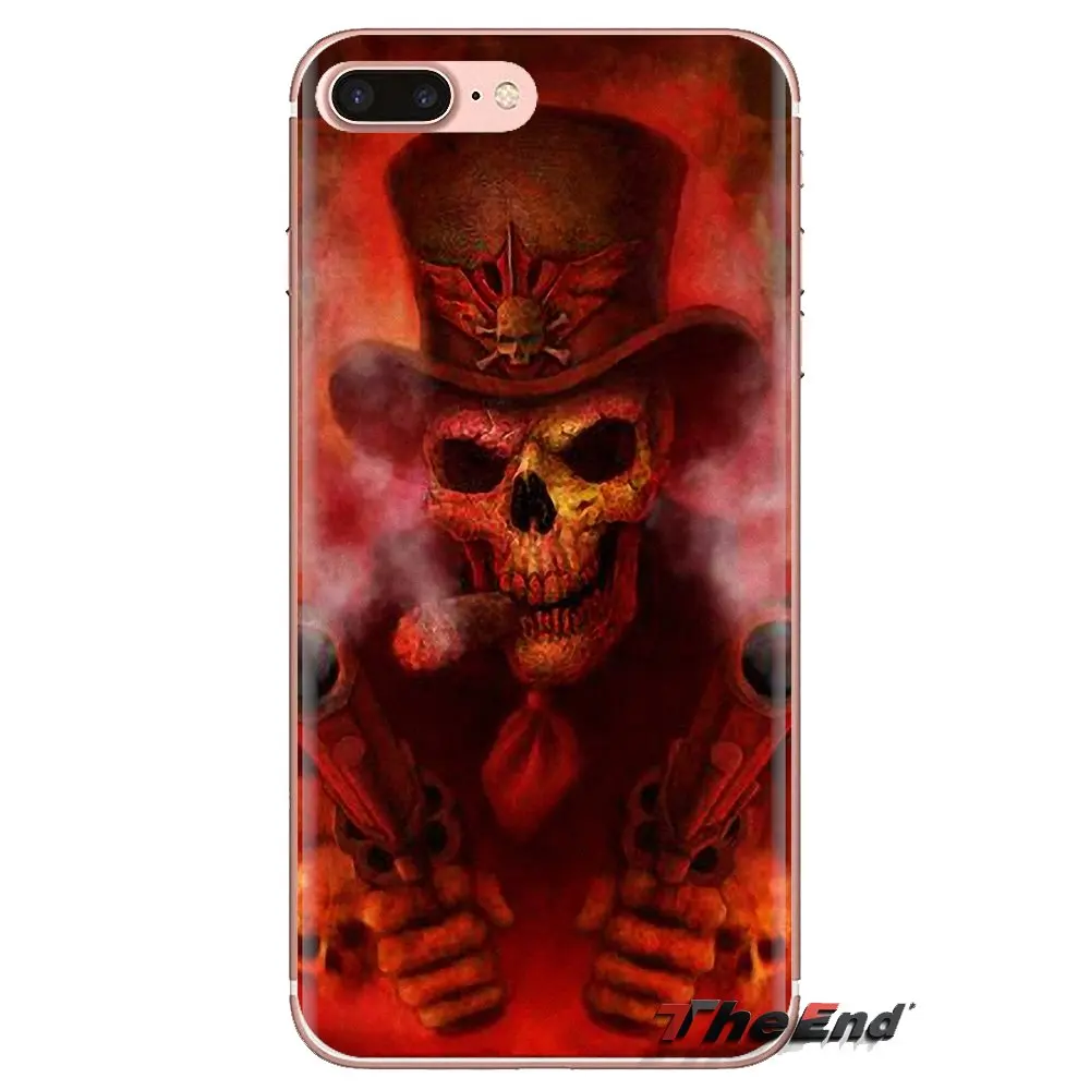 Чехол из ТПУ для курения с черепом huawei G7 G8 P7 P8 P9 P10 P20 P30 Lite Mini Pro P Smart Plus 2017 2018 2019 |
