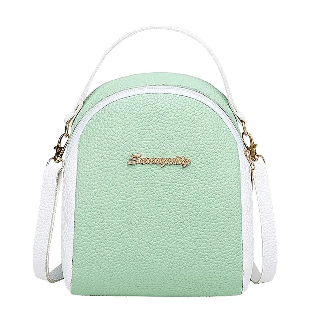 Женская маленькая сумка мессенджер из вощеной кожи в европейском и американском