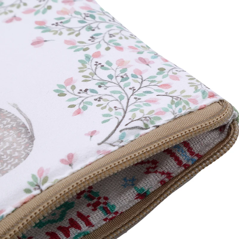 Классический женский холщовый Ретро маленький кошелек для монет ключ