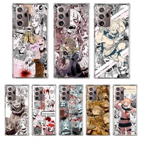 cute himiko toga anime phone case coque for samsung galaxy note 20 ultra note 10 plus 8 9 f52 f62 m31s m30s m51 m11 cover funda