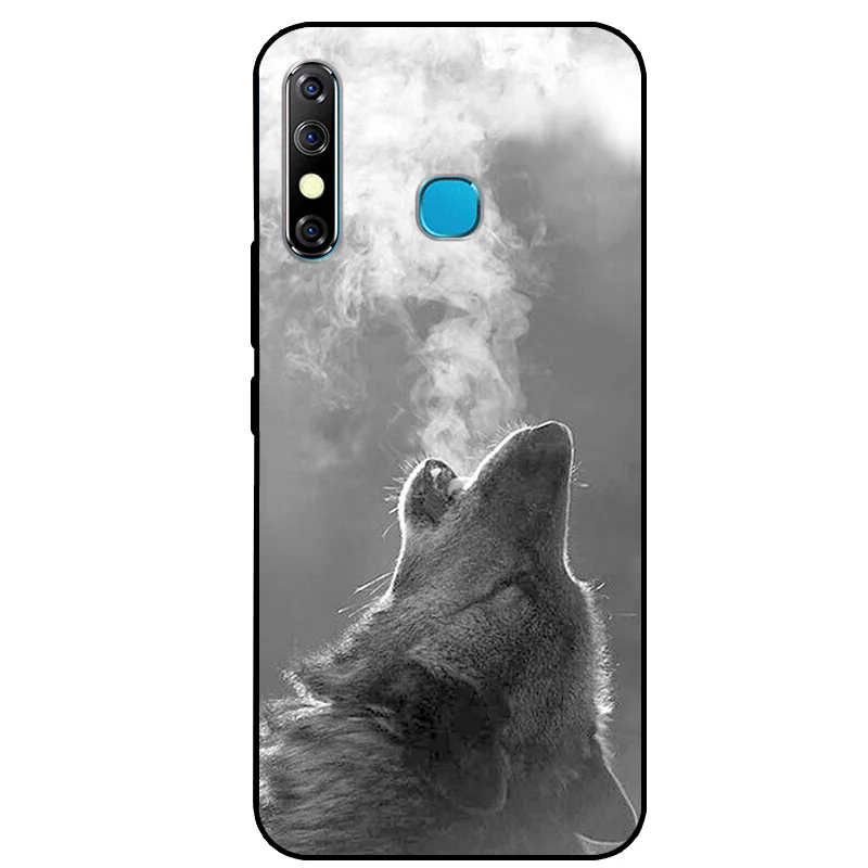 Силиконовый чехол для Blackview A80 Pro Plus мягкий из ТПУ телефона A60 полностью черный