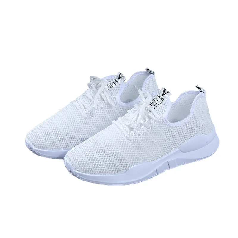 

WHNB 2021 NEW Women's Breathable Casual Shoes Good Quality New White Sneakers For Student Female Vulcanize Shoes