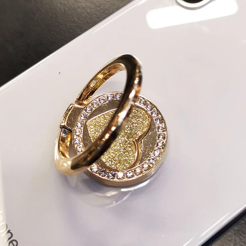 bling diamond glitter 360 rotation finger ring phone holder telephone support accessories stand on mobile phone case for iphone free global shipping