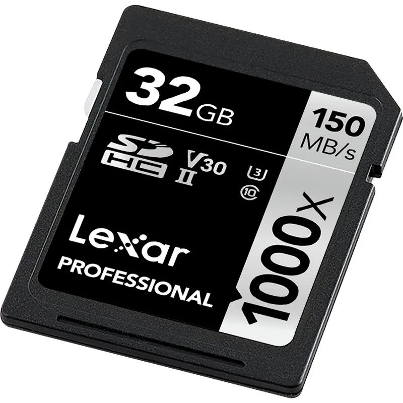 Оригинальный Lexar SD картой памяти на 32 Гб 1000x UHS II U3 SDHC карта SDXC карты Class10 150 МБ/с.