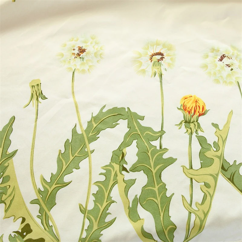 Linen BeddingOutlet Polyester Bedding Set Beautiful Floral Printed Soft Bedclothes Cover with 2 Pillowcases Bed New | Дом и сад