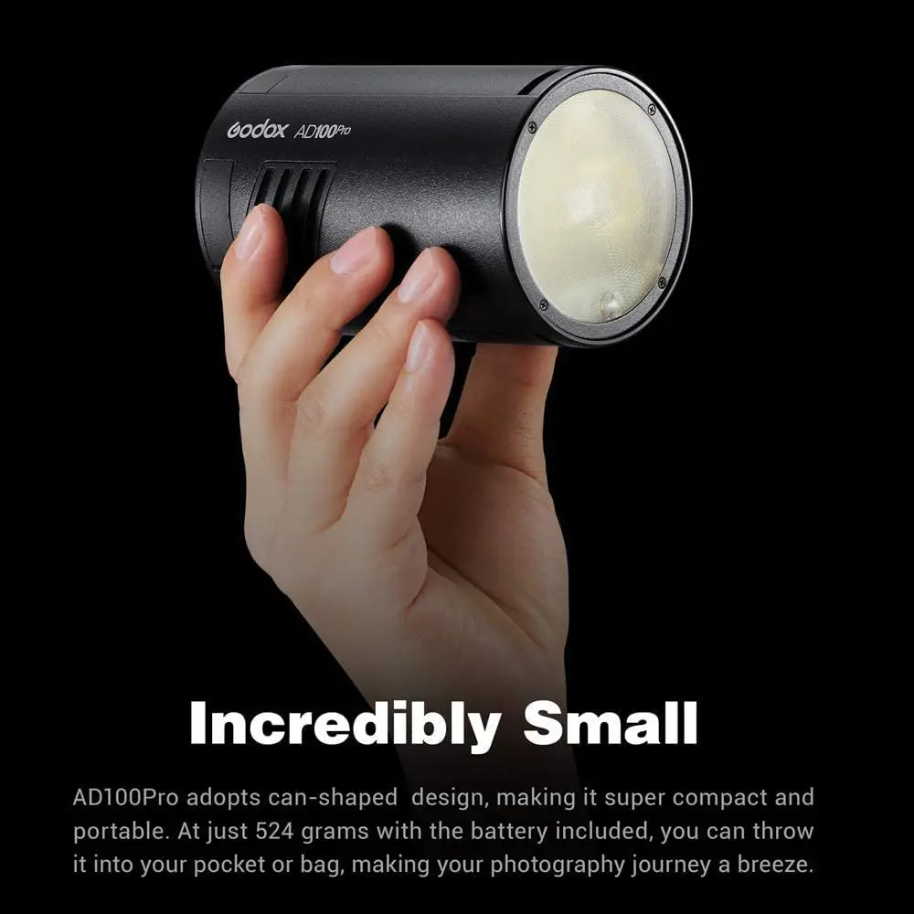 Godox AD100 pro карманная вспышка 2 4G Беспроводная 100Ws TTL 2600mah Портативная наружная для