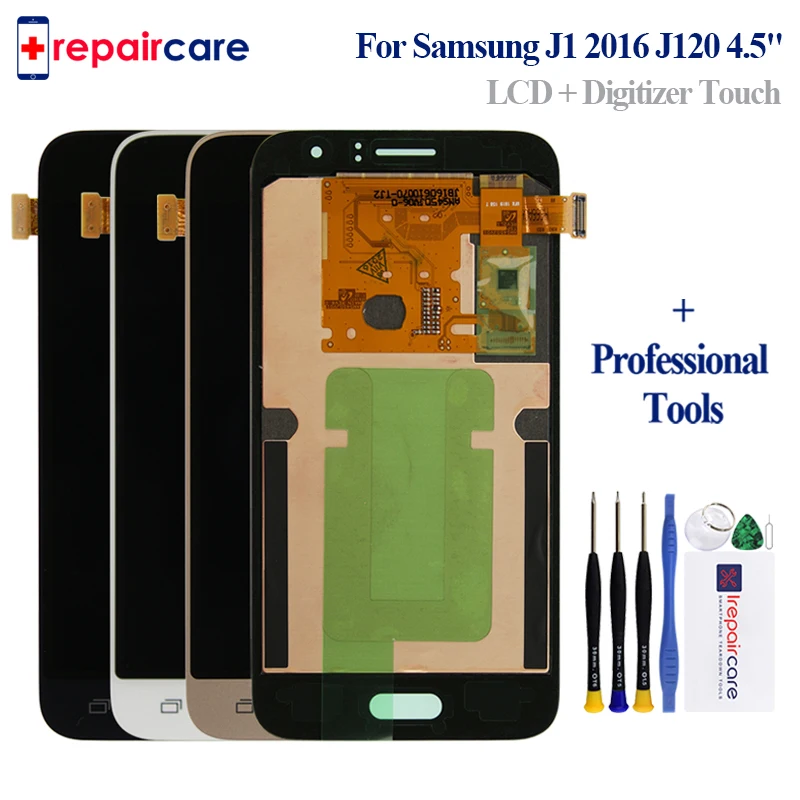 ЖК дисплей Super AMOLED HD сменный для Samsung Galaxy J120 2016 J120F J120H J120M 4 5 дюйма сенсорный экран
