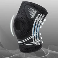 6 springs knee pads support braces protector meniscus knee sleeve for running fitness squat arthritis pain medical kneepad 1pcs
