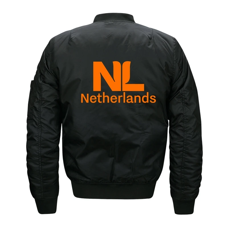 

Голландская голландская куртка Нидерландов, мужская теплая одежда, ветровка, модная Женская бейсбольная куртка в стиле милитари
