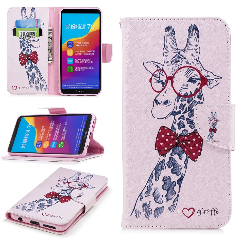 Чехол для телефона с откидной крышкой чехол для huawei Коврики 8 9 10 20 Lite P30 Pro Honor 10 5X 6C 7X8 8A 8C Ретро Capa, высокое качество второй кожаный чехол D07Z