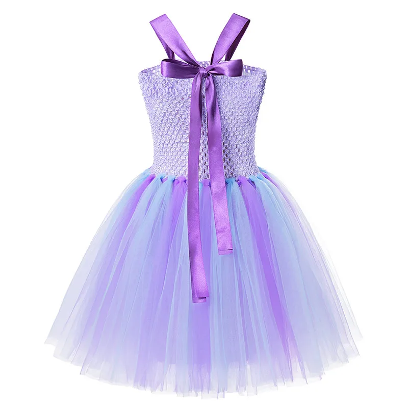 Платье для девочки маленькая Русалочка Ариэль Летнее Детское бальное