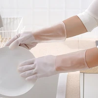 1 pair kitchen dish washing gloves household dishwashing gloves rubber gloves for washing clothes cleaning gloves for dishes
