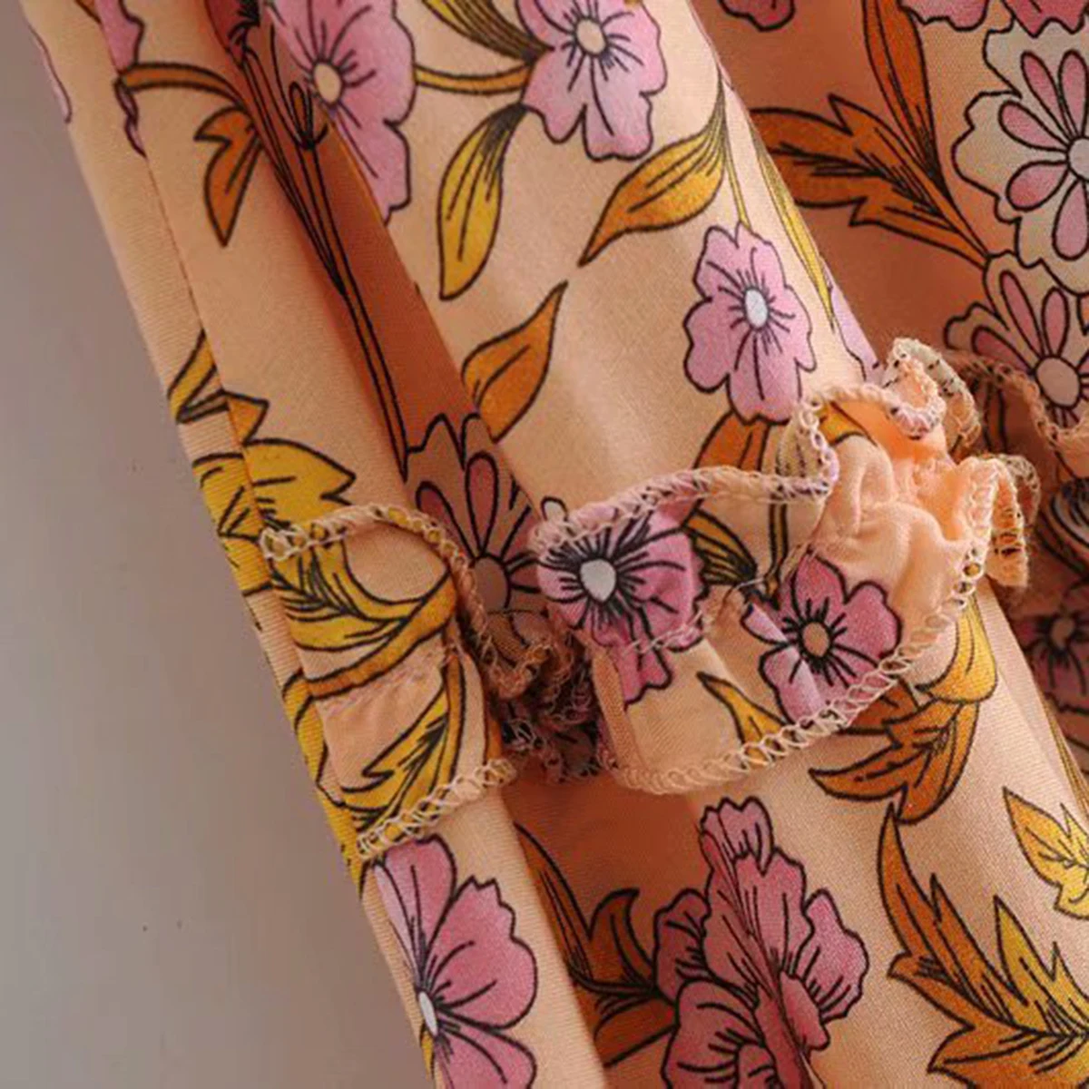 

Vintage Chic Peacock Floral Print Skirt Women High Waist Swing Ruffle Skirts Female Midi Rayon Cotton Boho Beach Skirt