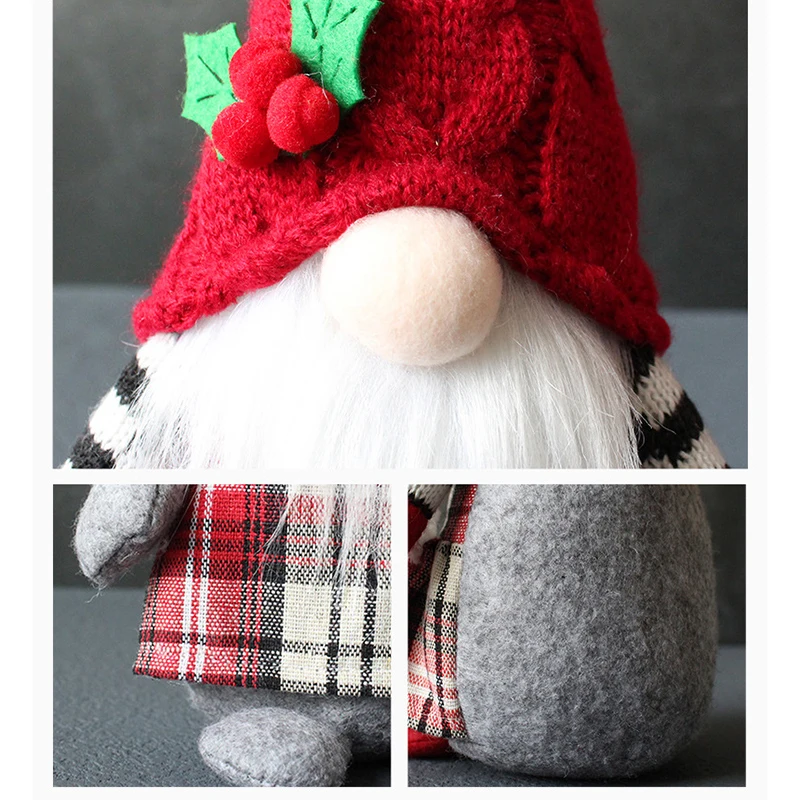 

Cute Gnome Plush Doll Faceless Doll Party Props with Hooded Doll Home Table Gnomes Decor For Home K9Store