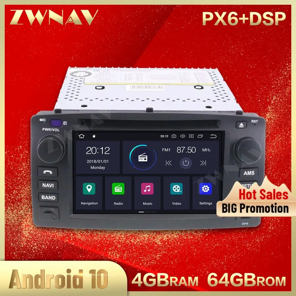 Автомобильный мультимедийный плеер стерео магнитола с GPS Навигатором для 2001 2002