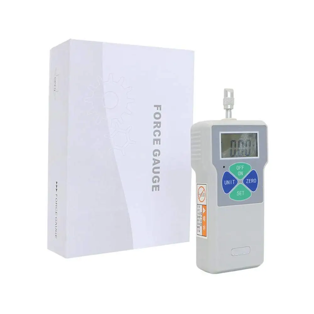 

Economical Digital Portable Dynamometer 500N 50kg 110Lb Push Pull Force Gauge Tester Meter with Built-in Sensor