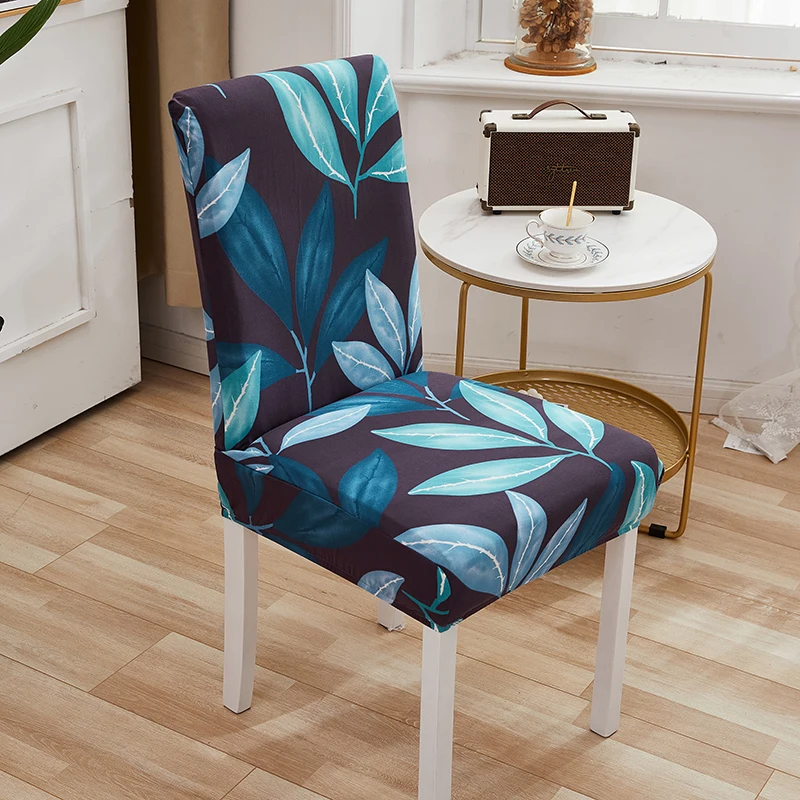 Эластичные эластичные чехлы из спандекса с цветочным принтом чехол на стул для