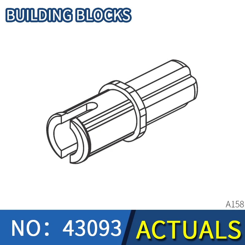 KAZI строительные блоки 43093 технические детали buildmoc осевой штифт с фрикционными