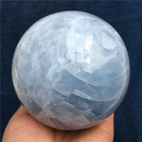 top natural blue calcite quartz ball crystal ball reiki therapy