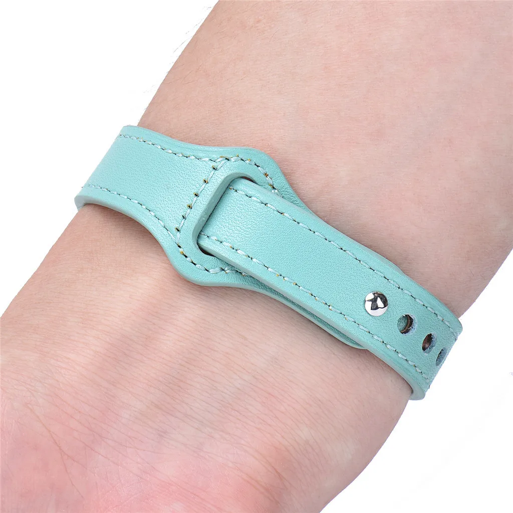 Замена браслета роскошный кожаный ремешок для Fitbit Versa 2 Смарт часы ремешок сменный браслет наручных часов ремешок для умных часов Ремешок