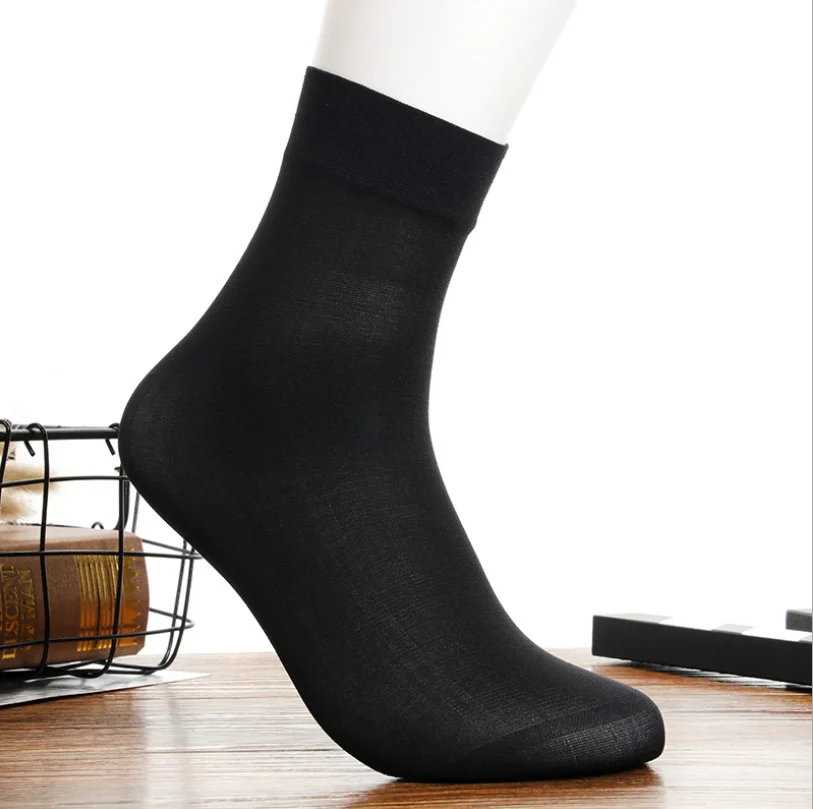 

2021 Autumn Men cotton socks bulk price man large size business socks solid men socks 5pcs/lot
