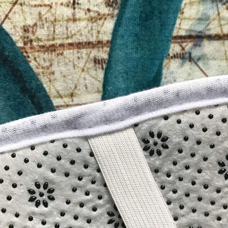 

4Pcs/Set Shower Curtain Set with Rugs and Accessories Printed Pattern Complete Flannel Bath Mat Set Bathroom Decorations, 71 in