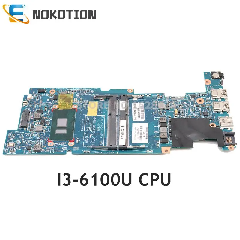 

Материнская плата NOKOTION 827822-601 827822-001 827822-501 для ноутбука HP Pavilion X360 13-S, процессор 448.05H02.0021 448.05H03.001