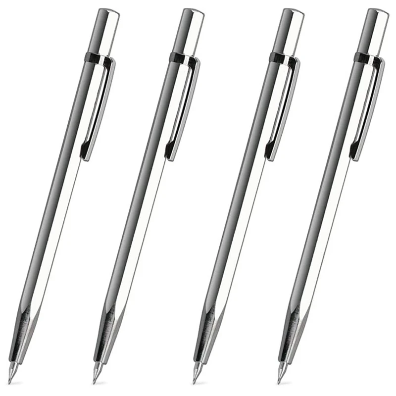 

4Pcs Tip Scriber Etching Engraving Pen Carve Engraver Scriber Tools for Stainless Steel Ceramics and Glass