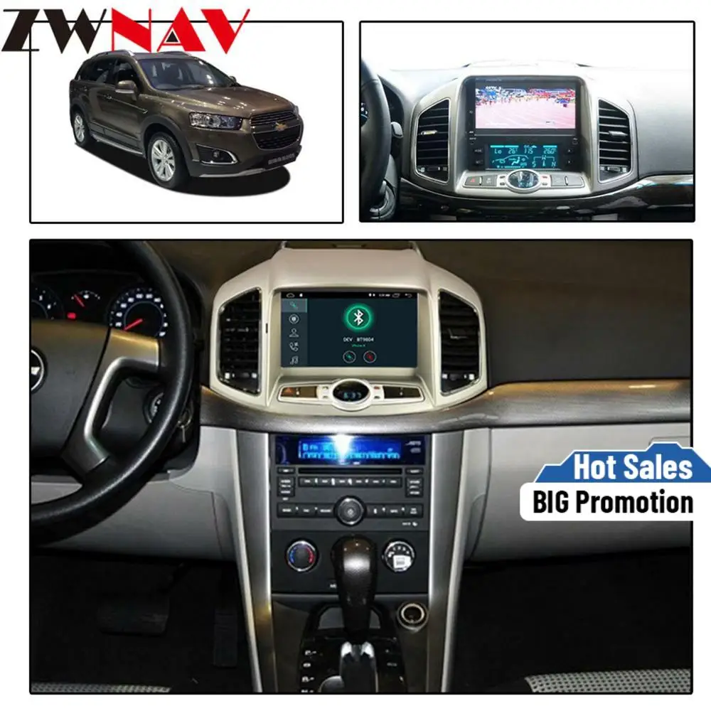 Автомобильный DVD-плеер с восьмиядерным процессором Android 8 0 для CHEVROLET CAPTIVA 2012 2013 2014