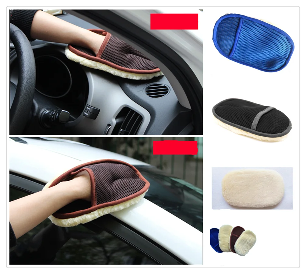 Перчатки для очистки салона автомобиля уход за мотоциклом восковая тряпка