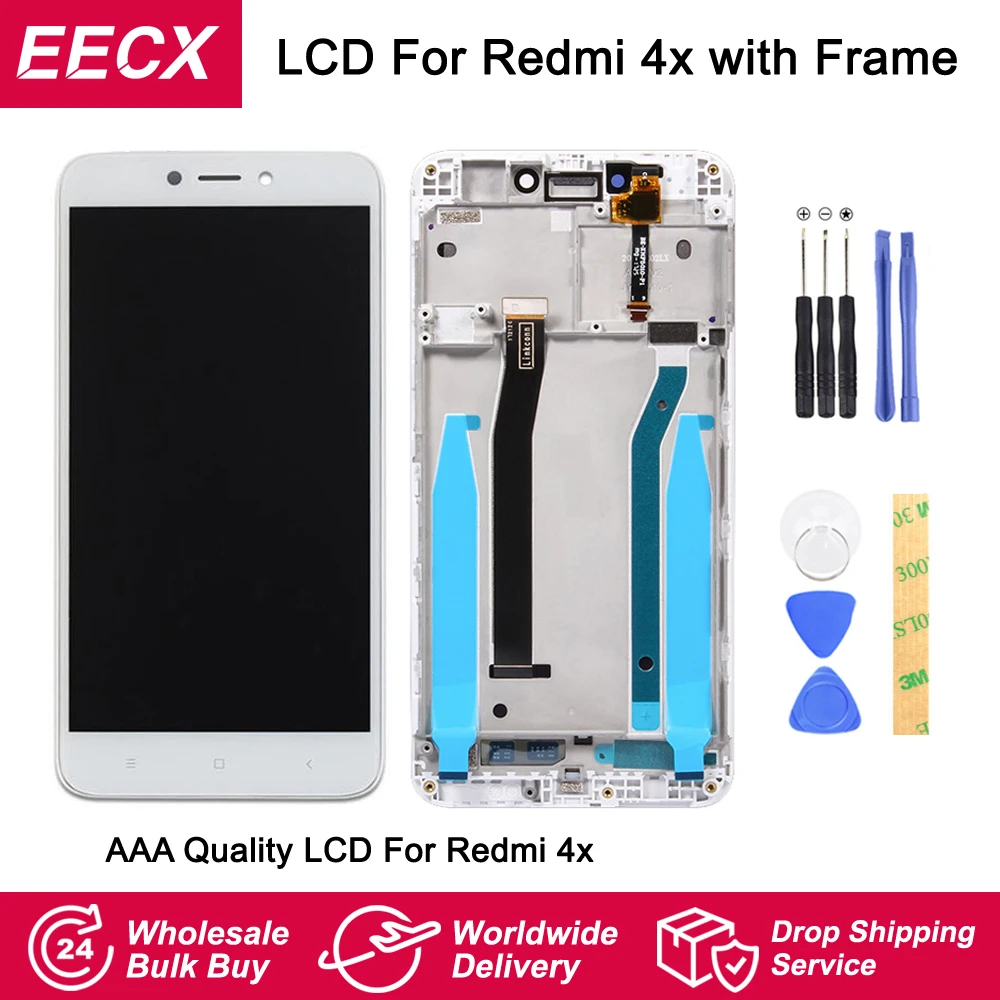 ЖК-дисплей для XIAOMI Redmi 4X с сенсорным экраном и дигитайзером экран рамкой Xiaomi 4x Pro
