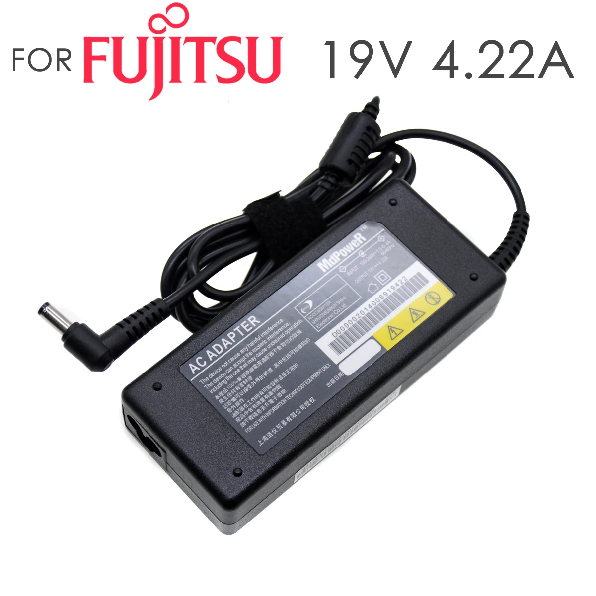 

MDPOWER For Fujitsu FMV Lifebook LH530R LH530V LH531 LH532 laptop power supply power AC adapter charger cord 19V 4.22A 80W