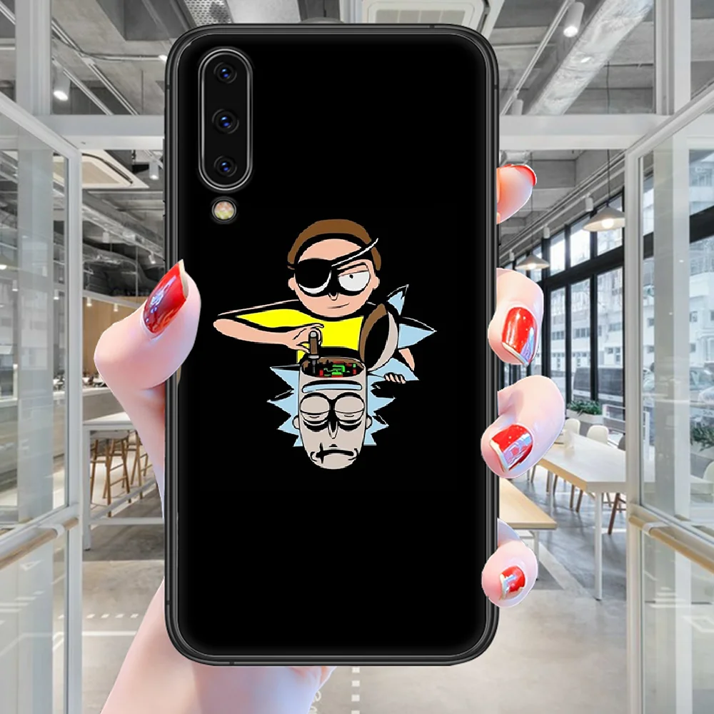 

Cartoon Mortys cute Ricks Phone case For Samsung Galaxy A 3 5 7 8 10 20 20E 21S 30 30S 40 50 51 70 71 black Etui Tpu Bumper