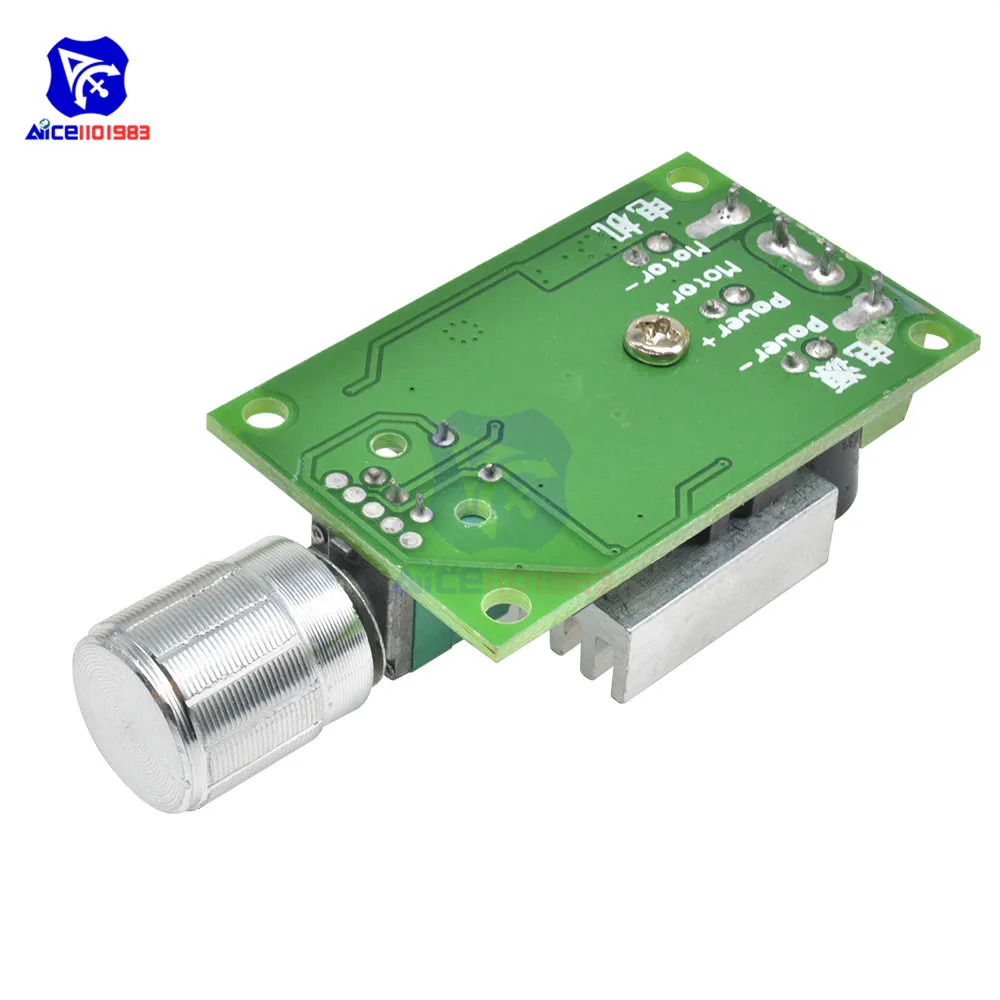 Регулируемая плата управления скоростью двигателя diymore постоянный ток 12 30 в 6 В 24